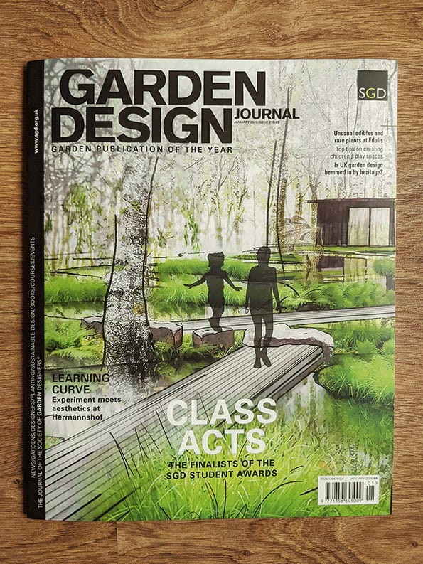 Rigden Saunders award-winning garden designers front cover Garden Design Journal
