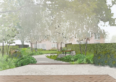 Henley-on-Thames garden design woodland garden