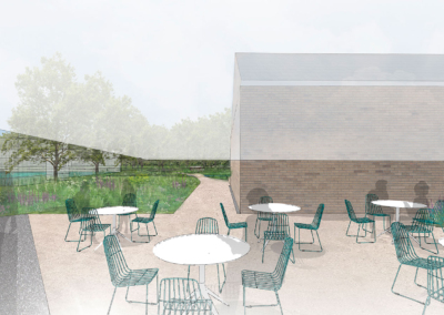 Community park Gerrards Cross Buckinghamshire cafe