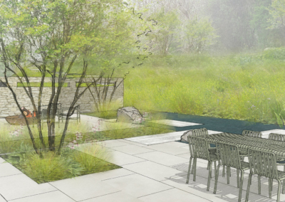 Great missenden garden design terrace