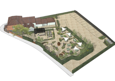 Award Winning Pub Dining Garden Shiplake, South Oxfordshire