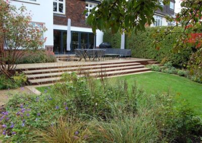 Rigden Studio Steps risers and terrace