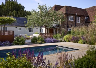 Ridgen Studio Mediterranean Country Garden Oxfordshire