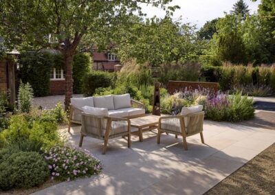 Ridgen Studios Mediterranean Country Garden Design Project Oxfordshire