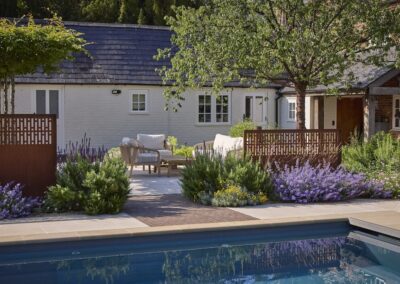 Mediterranean Country Garden Design Project in Oxfordshire