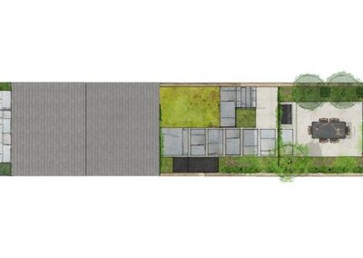 South London Georgian Garden Plan