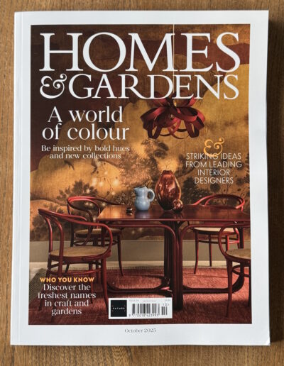 Homes & Gardens October 2025 magazine cover featuring Tabitha Rigden and her garden design approach