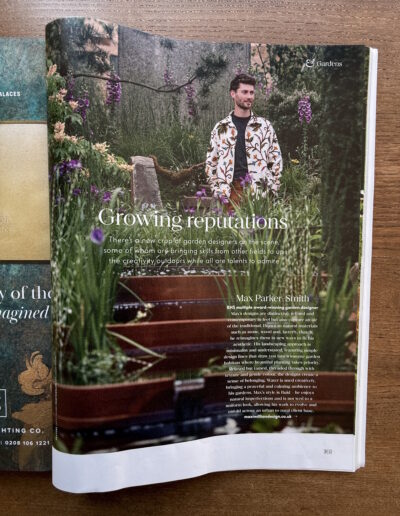Homes & Gardens October 2025 showcasing Tabitha Rigden’s creative garden design approach