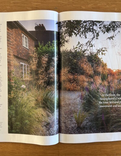 Surrey garden design projects in Godalming was featured in Gardens Illustrated this summer.